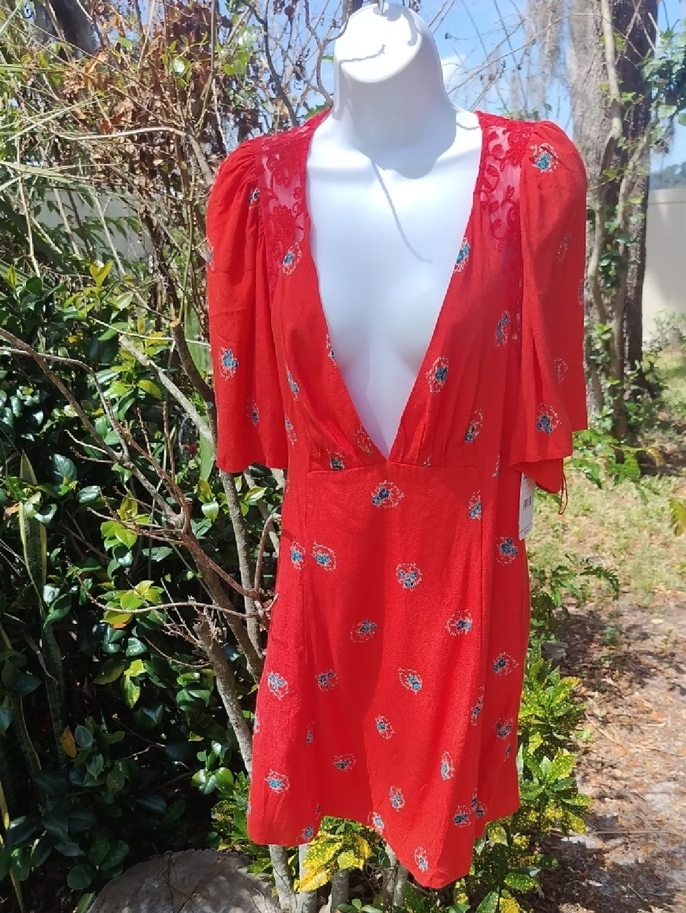 Free People New Baby Doll Dress Size 10